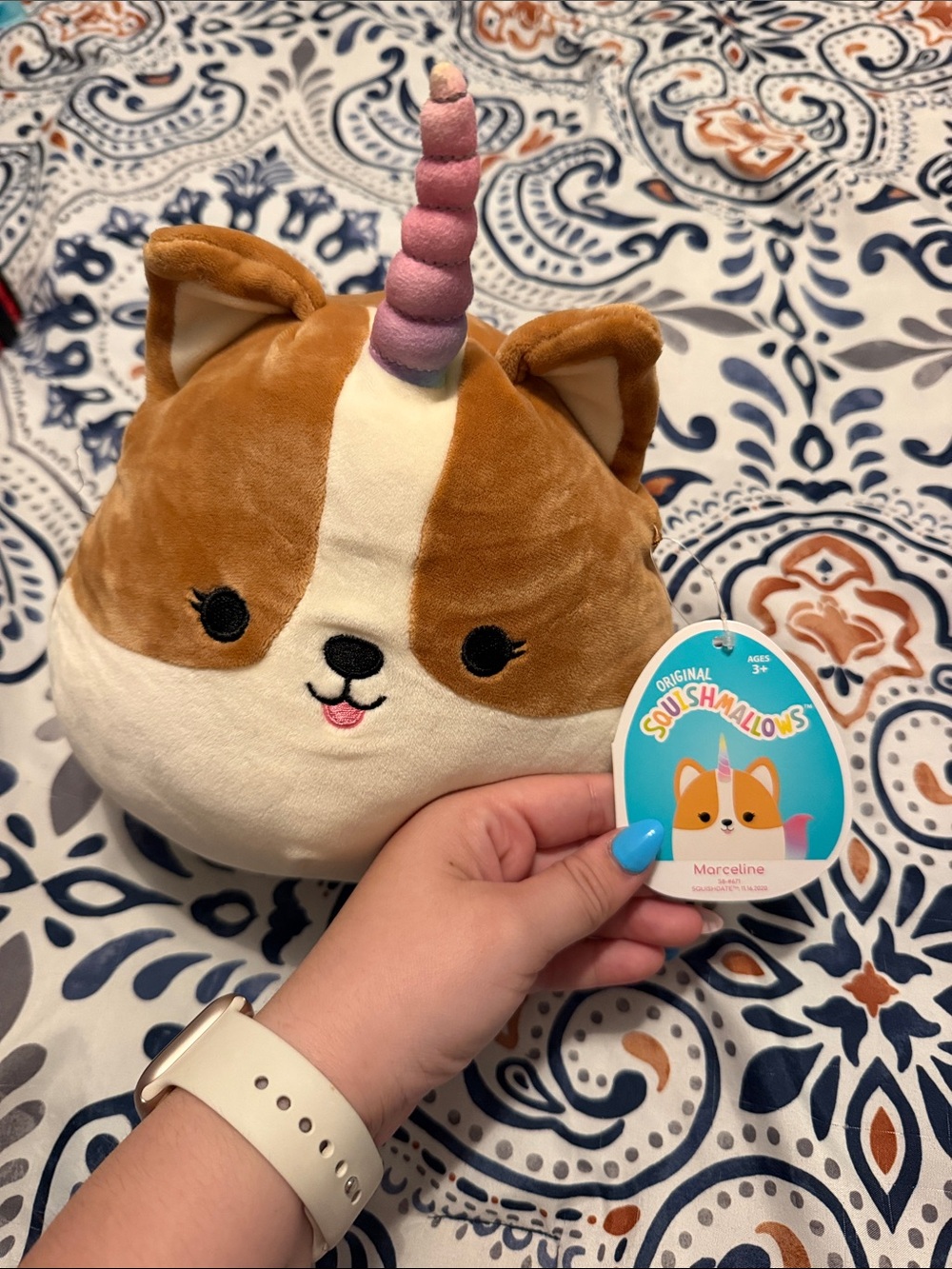 Squishmallows Marceline Corgi Unicorn